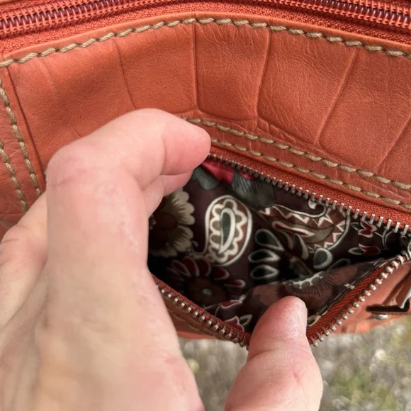 Tignanello Brown Leather Bag - Picture 7 of 7